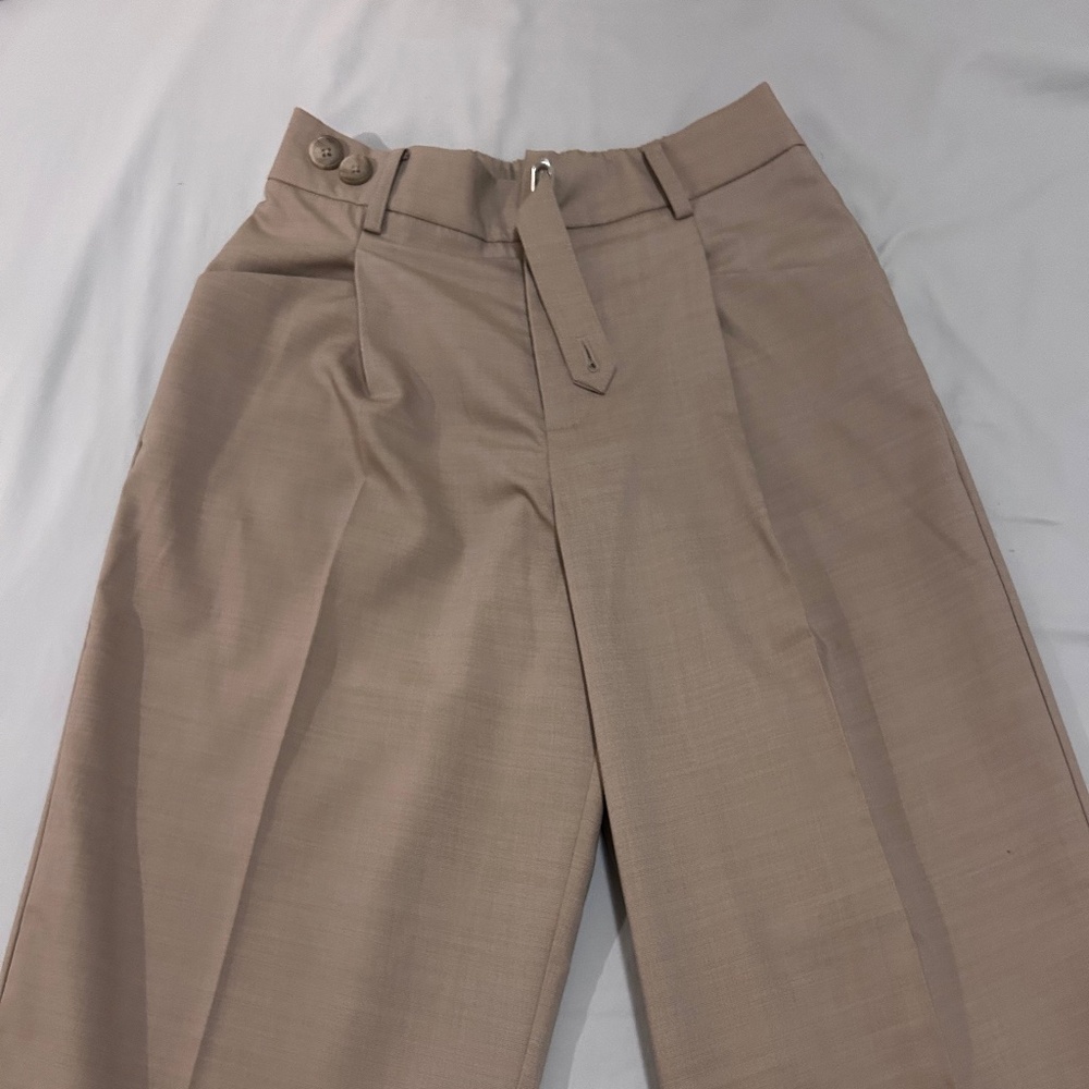 Petite Studio Camel Pants